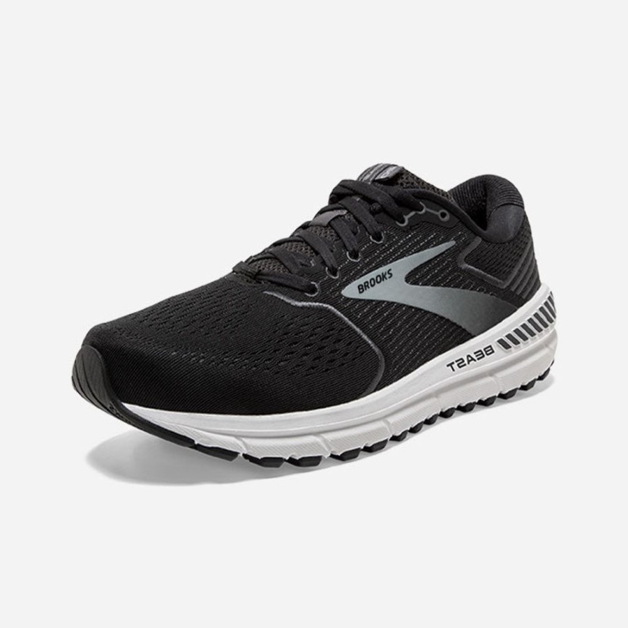 Men'S Brooks | Brooks Men'S Beast '20 Black/Ebony/Grey