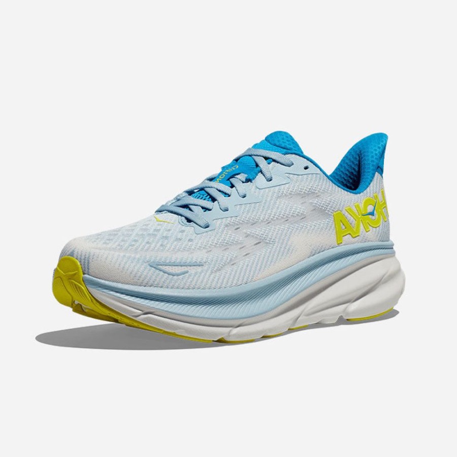 Men'S Hoka | Hoka Men'S Clifton 9 Ice Water/Evening Primrose