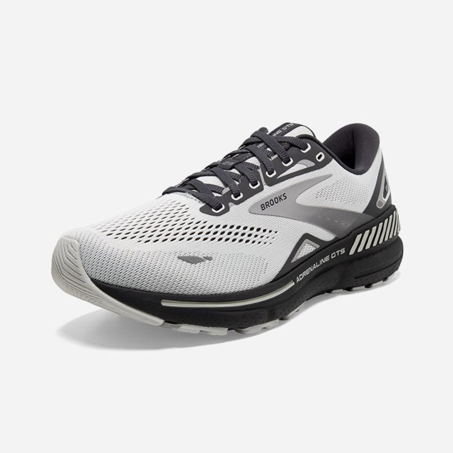 Men'S Brooks | Brooks Men'S Adrenaline Gts 23 Oyster/Ebony/Alloy