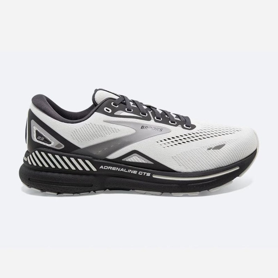 Men'S Brooks | Brooks Men'S Adrenaline Gts 23 Oyster/Ebony/Alloy