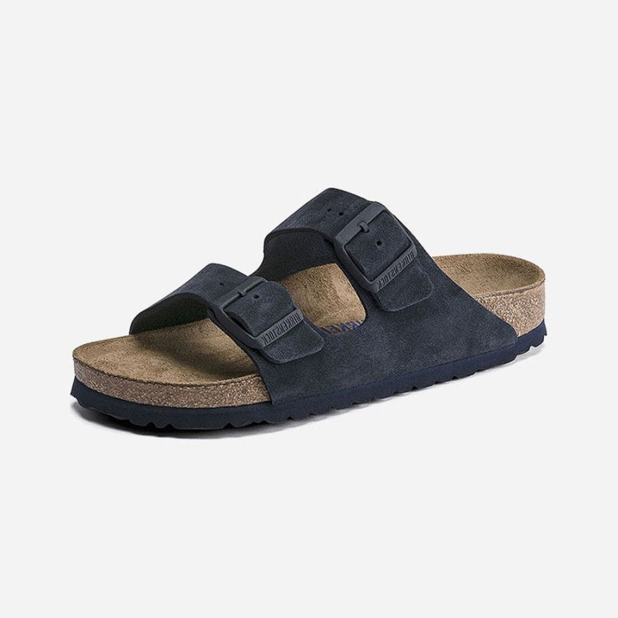 Women'S Birkenstock | Birkenstock Arizona Soft Footbed Suede Leather Night