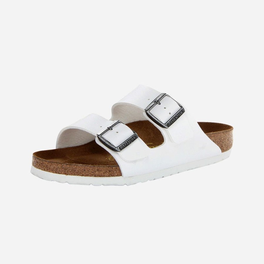 Women'S Birkenstock | Birkenstock Arizona Birko-Flor White