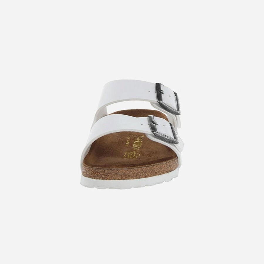 Women'S Birkenstock | Birkenstock Arizona Birko-Flor White