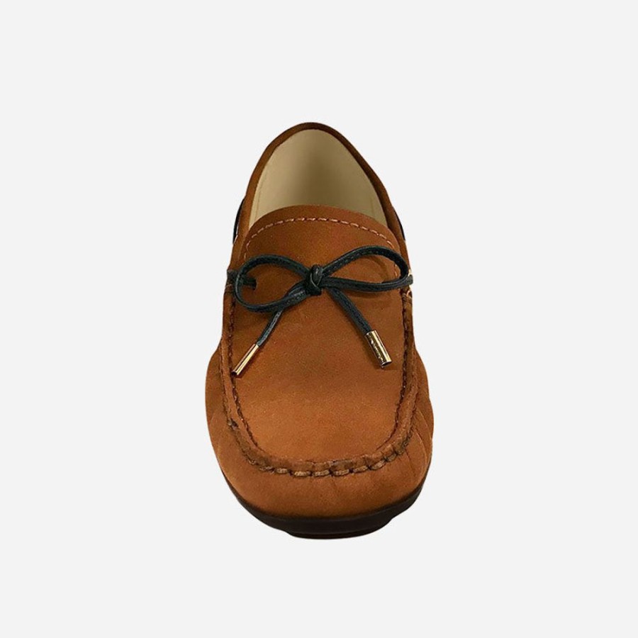 Women'S WIRTH | Wirth Albany Moc Cognac/Blue