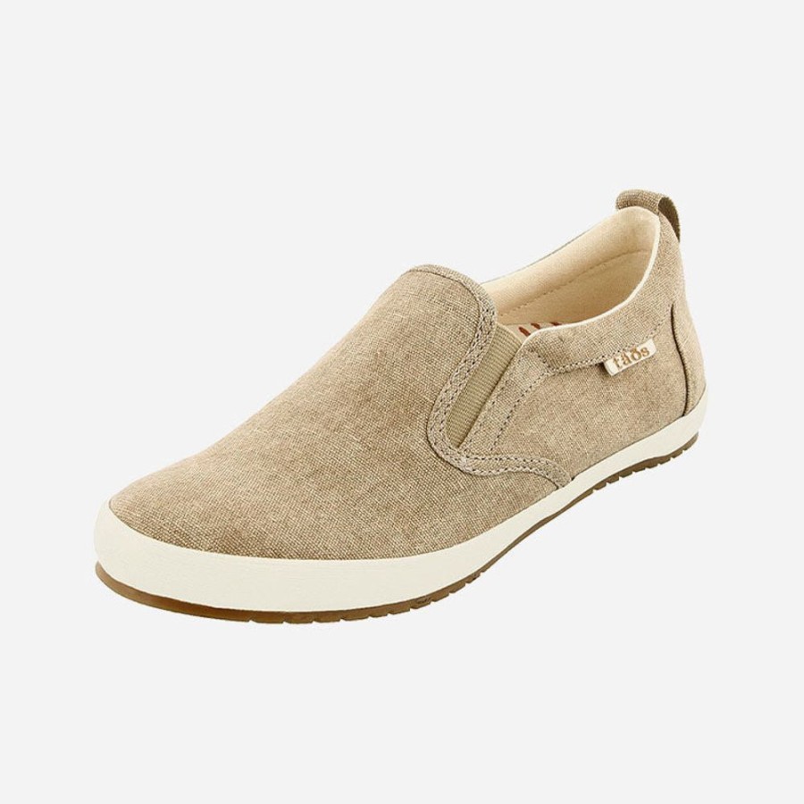 Women'S Taos Footwear | Taos Footwear Dandy Khaki Washed Canvas