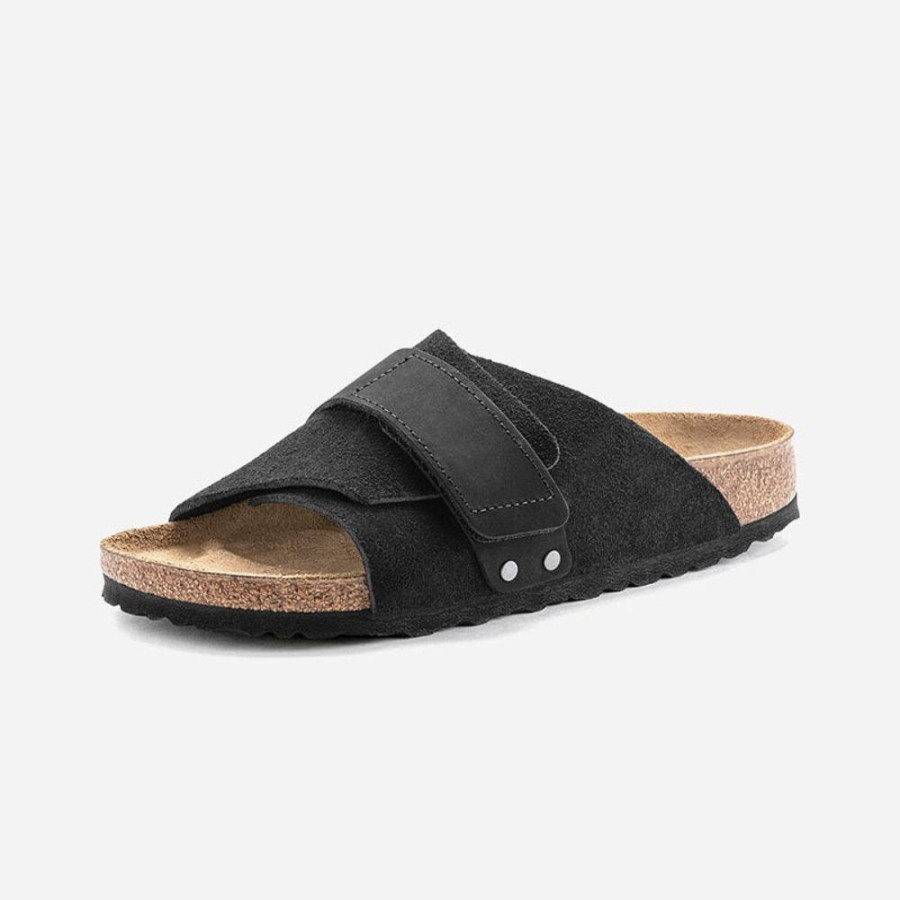 Women'S Birkenstock | Birkenstock Kyoto Nubuck/Suede Leather Black