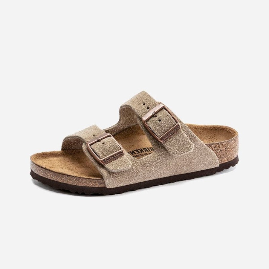 Kid'S Birkenstock | Birkenstock Kid'S Arizona Suede Leather Taupe