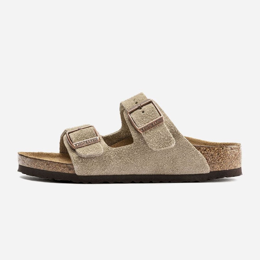 Kid'S Birkenstock | Birkenstock Kid'S Arizona Suede Leather Taupe