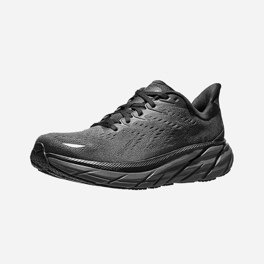 Men'S Hoka | Hoka Men'S Clifton 8 Black/Black