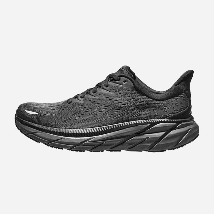 Men'S Hoka | Hoka Men'S Clifton 8 Black/Black