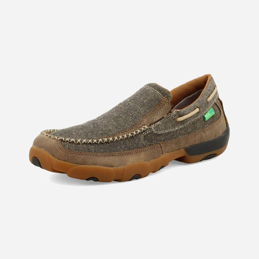 Men'S Twisted X | Twisted X Men'S Slip-On Driving Moc Dust