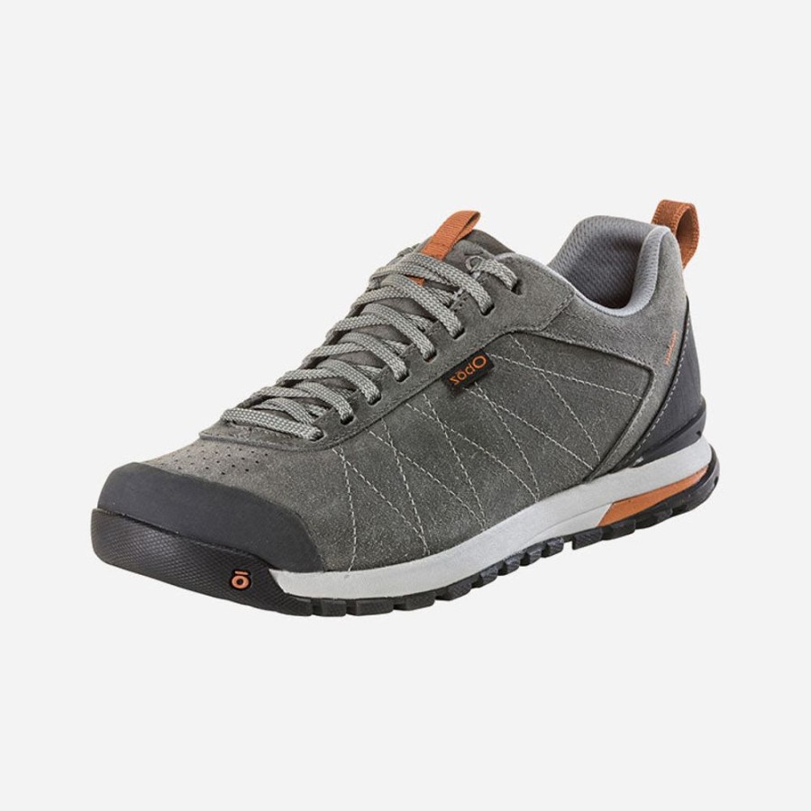 Men'S Oboz | Oboz Men'S Bozeman Low Leather Charcoal