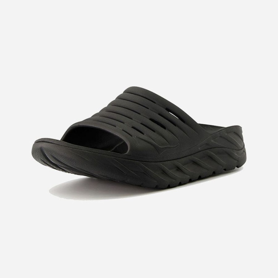 Women'S Hoka | Hoka Unisex Ora Recovery Slide Black