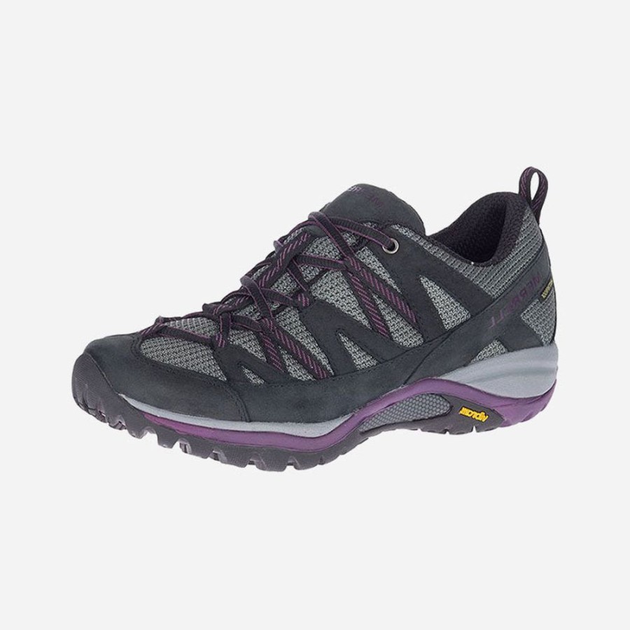 Women'S Merrell | Merrell Siren Edge 3 Waterproof Black/Blackberry