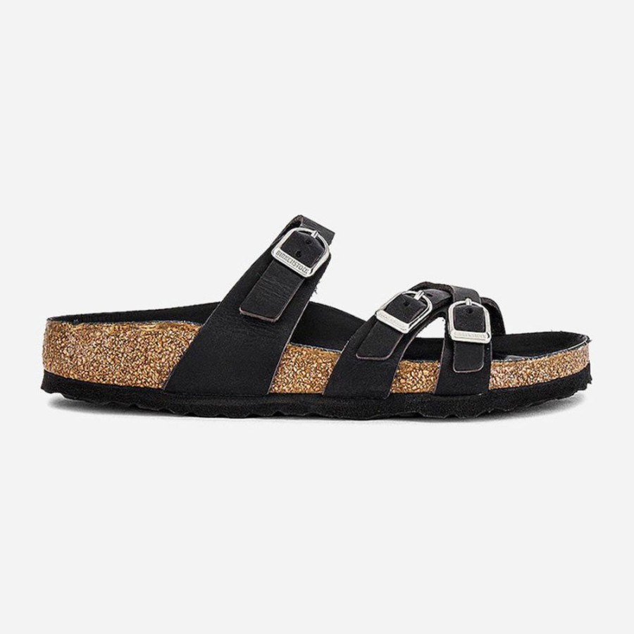 Women'S Birkenstock | Birkenstock Franca Oiled Leather Black