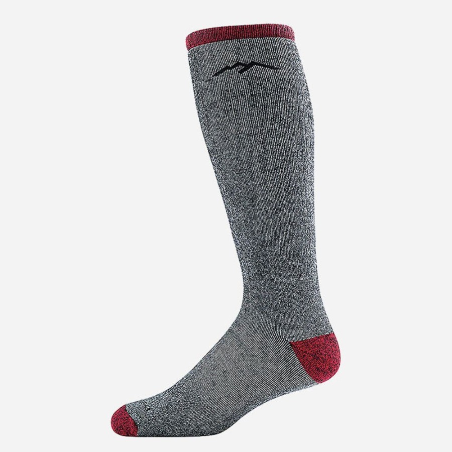 Socks Darn Tough | Darn Tough Men'S Mountaineering Otc With Extra Cushion Smoke