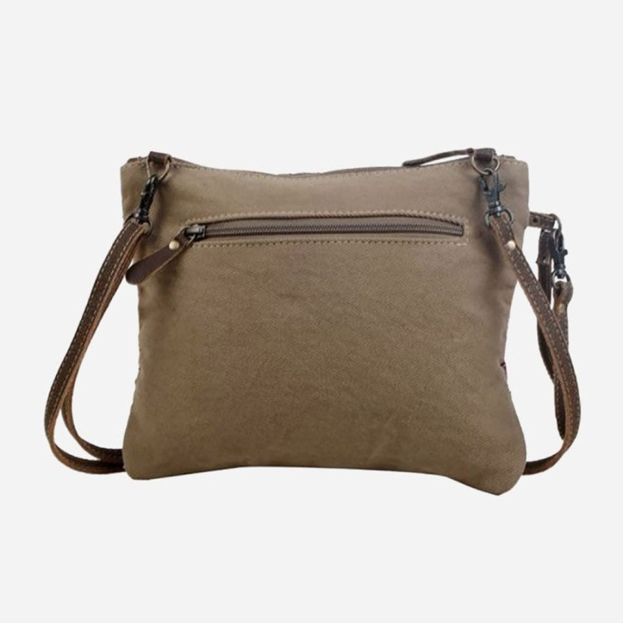 Accesories Myra Bags | Myra Laced Small Crossbody Bag Neutral