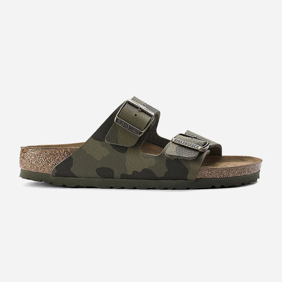 Women'S Birkenstock | Birkenstock Arizona Birko-Flor Camo Green