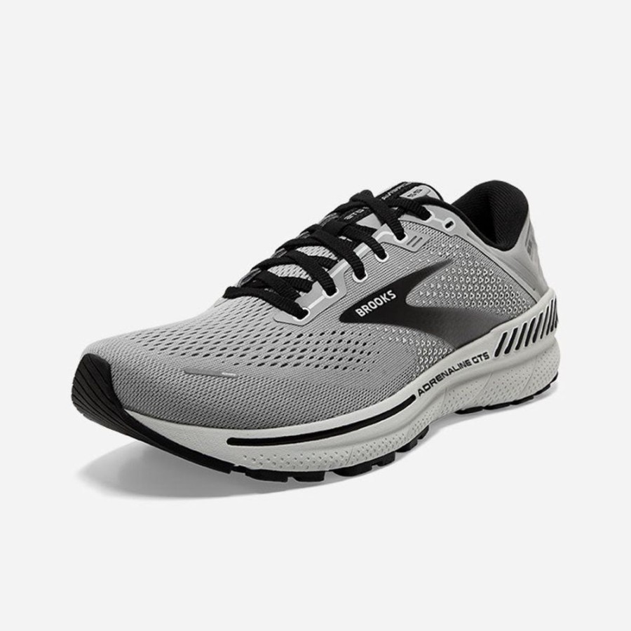 Men'S Brooks | Brooks Men'S Adrenaline Gts 22 Alloy/Grey/Black