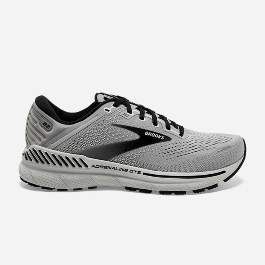 Men'S Brooks | Brooks Men'S Adrenaline Gts 22 Alloy/Grey/Black