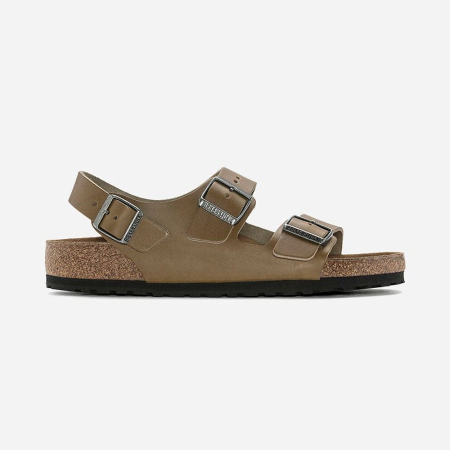 Men'S Birkenstock | Birkenstock Men'S Milano Grip Leather Vintage