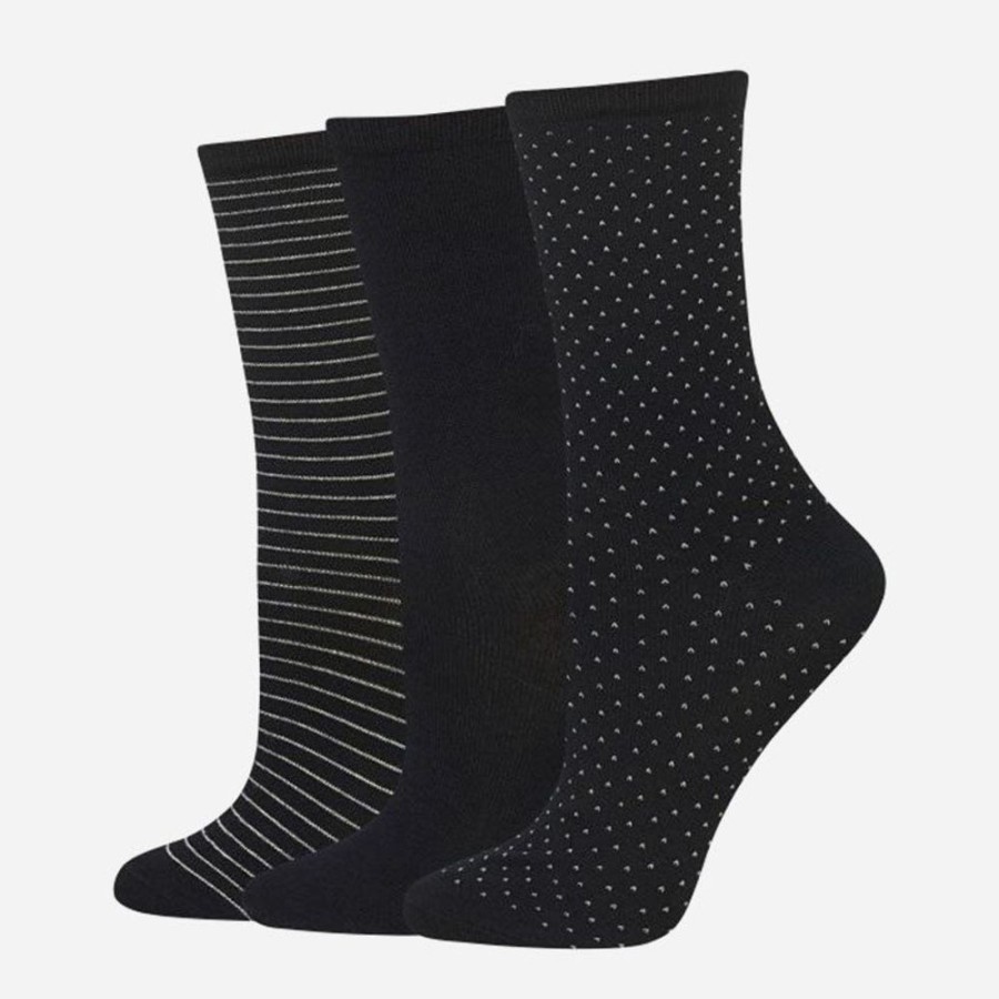 Socks Hot Sox | Hot Sox Pin Dot 3 Pack