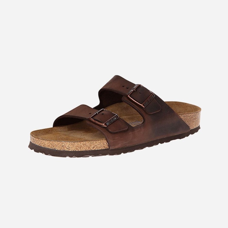 Women'S Birkenstock | Birkenstock Arizona Soft Footbed Oiled Leather Habana