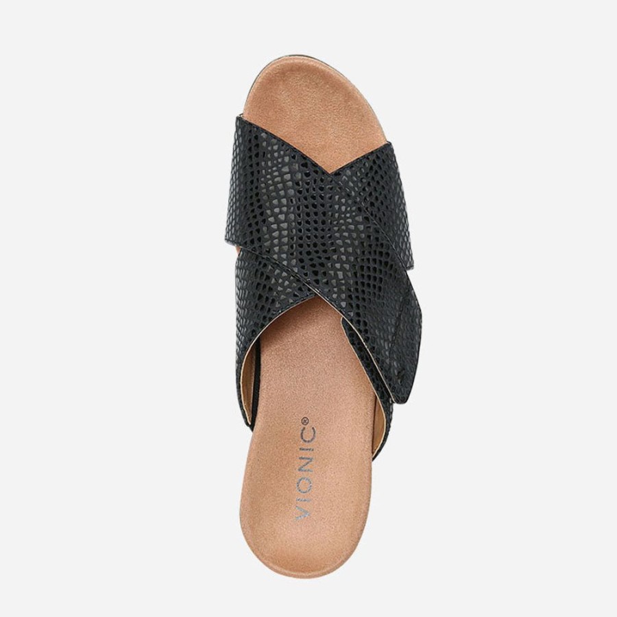 Women'S Vionic | Vionic Leticia Lizard Black