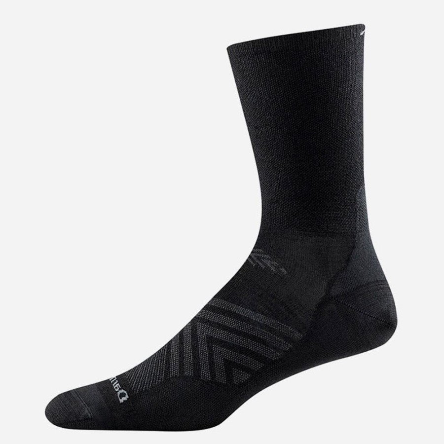 Socks Darn Tough | Darn Tough Men'S Run Micro Crew Ultra Lightweight Black