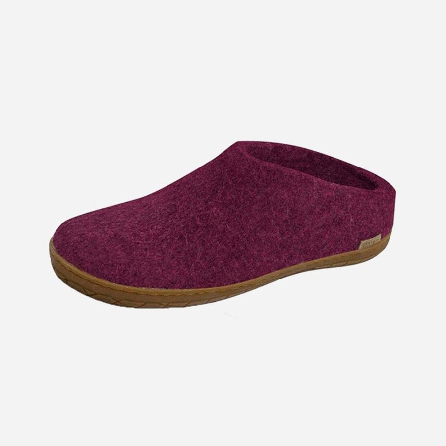 Women'S Glerups | Glerups Unisex Open Heel Rubber Cranberry