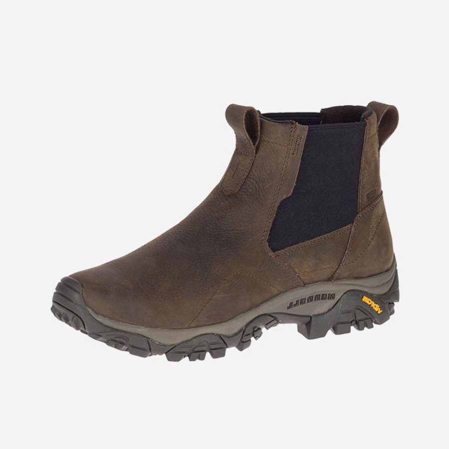 Men'S Merrell | Merrell Men'S Moab Adventure Chelsea Plr Waterproof Brown