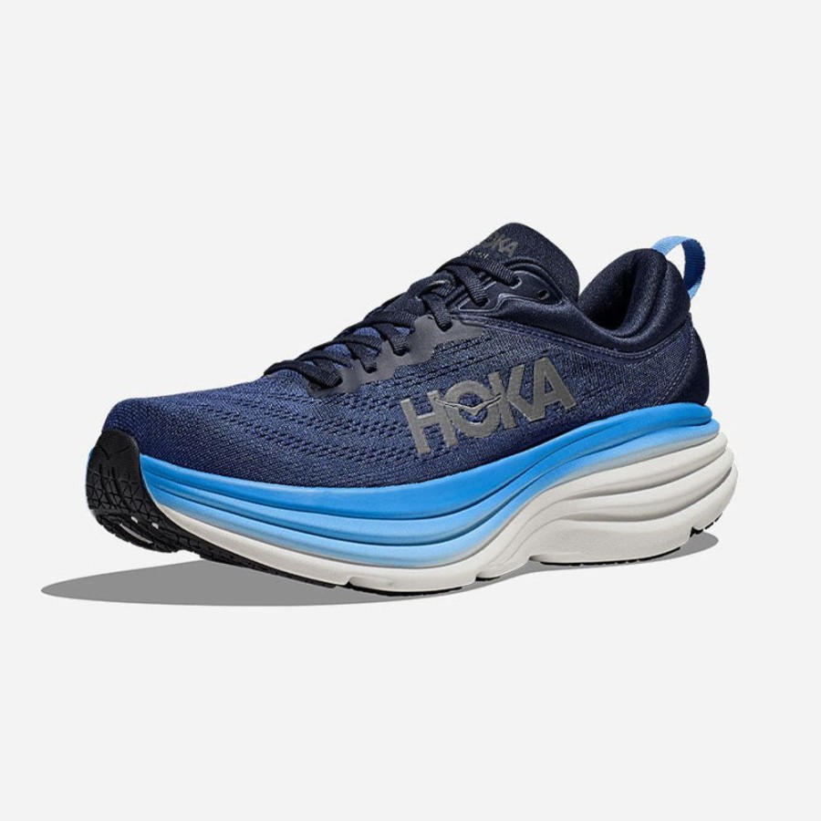 Men'S Hoka | Hoka Men'S Bondi 8 Outer Space/All Aboard