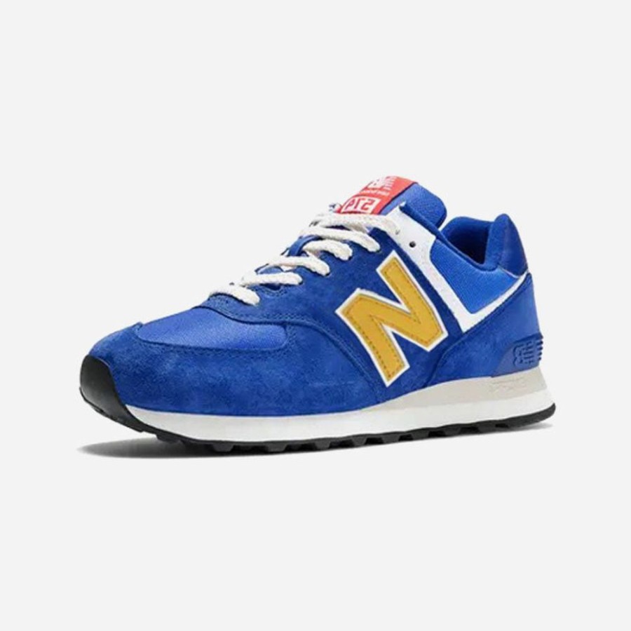 Men'S New Balance | New Balance Unisex 574 Navy/Gold