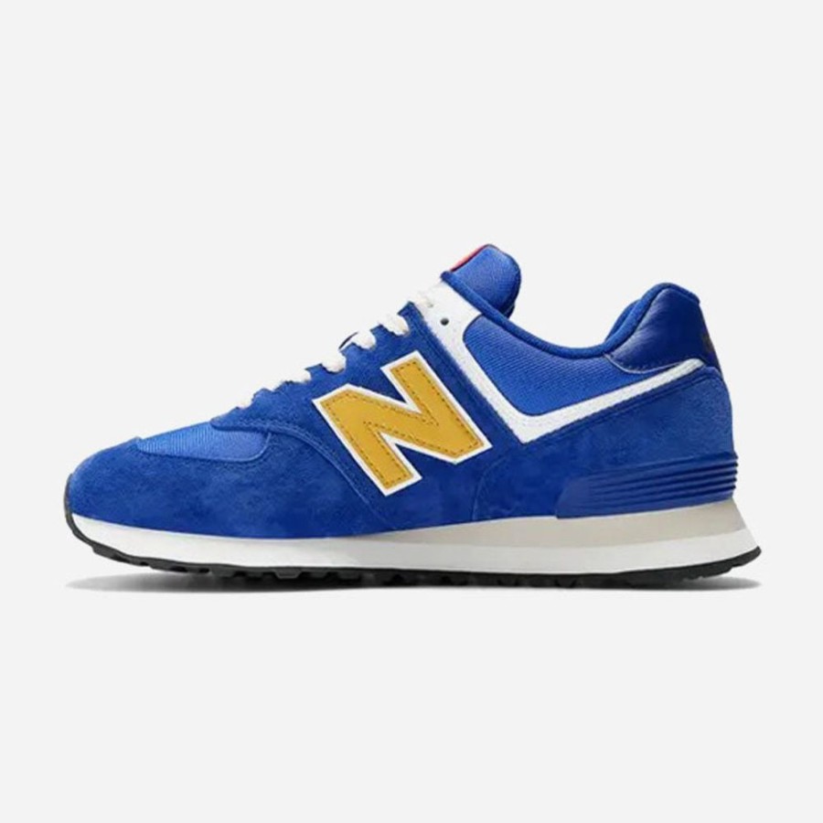 Men'S New Balance | New Balance Unisex 574 Navy/Gold