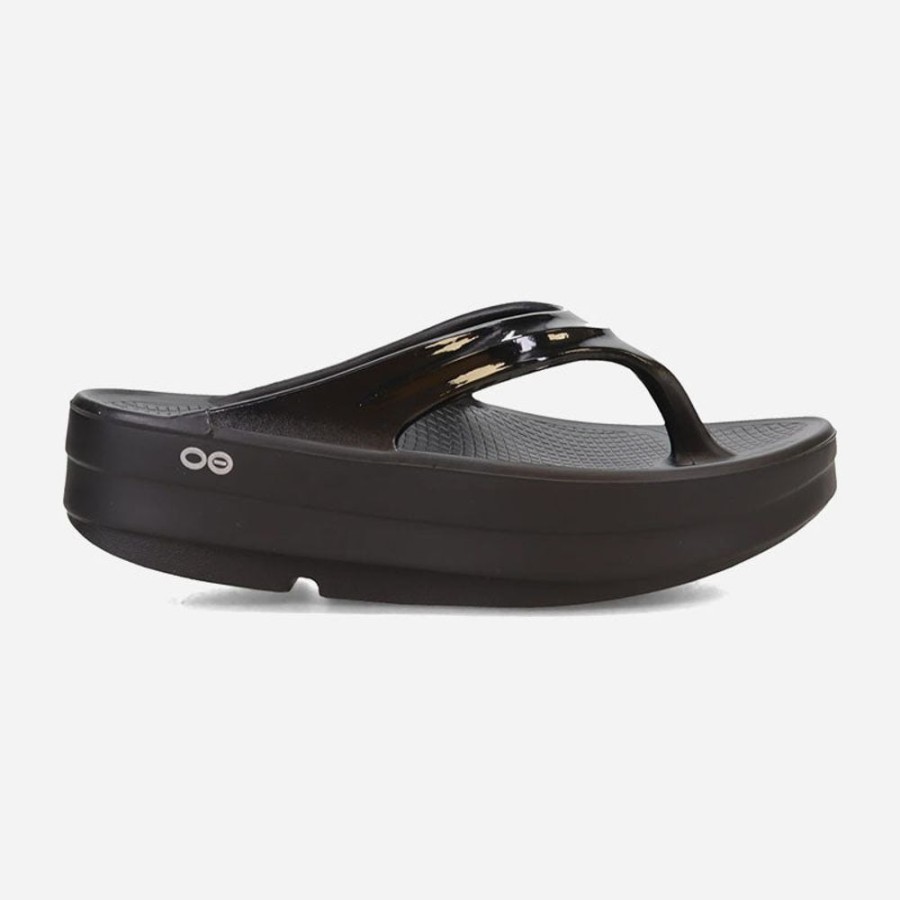 Women'S Oofos | Oofos Oomega Black