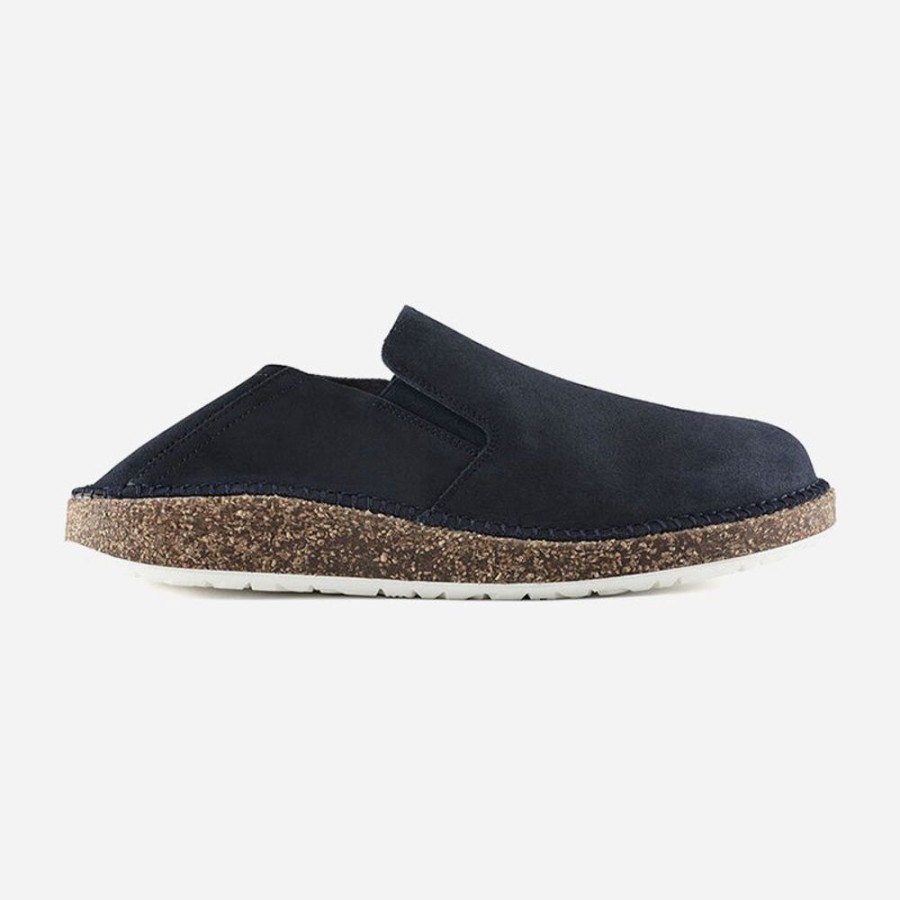 Men'S Birkenstock | Birkenstock Men'S Callan Suede Leather Navy