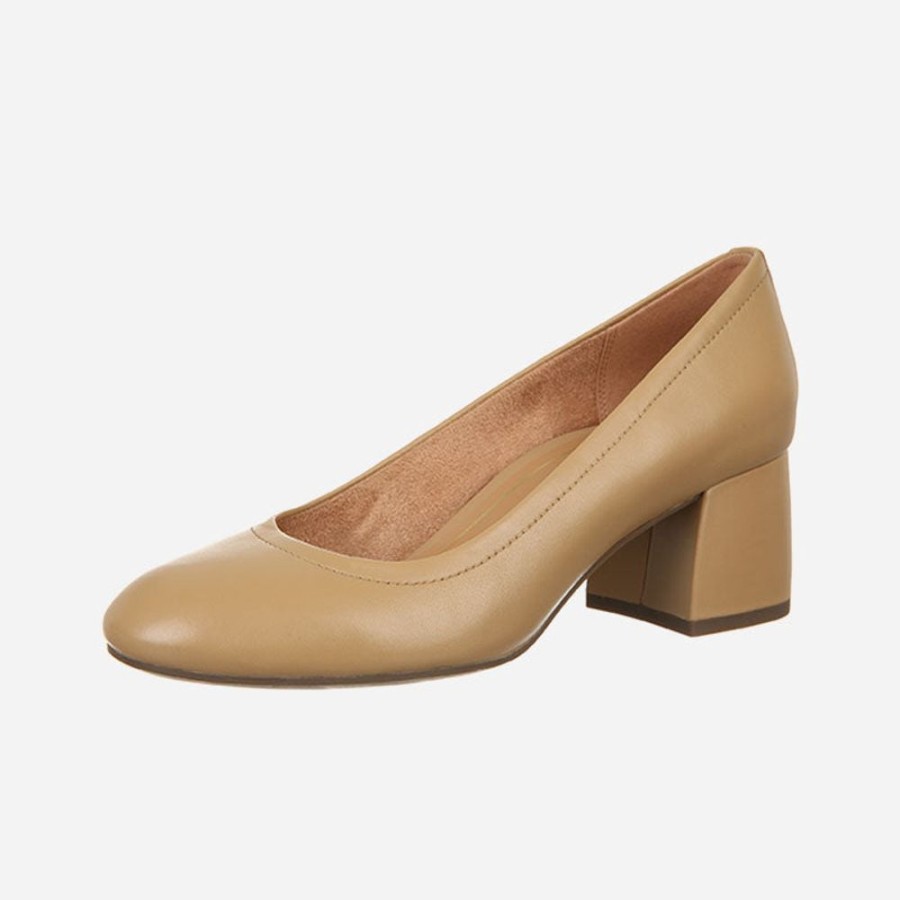 Women'S Vionic | Vionic Carmel Camel Nappa