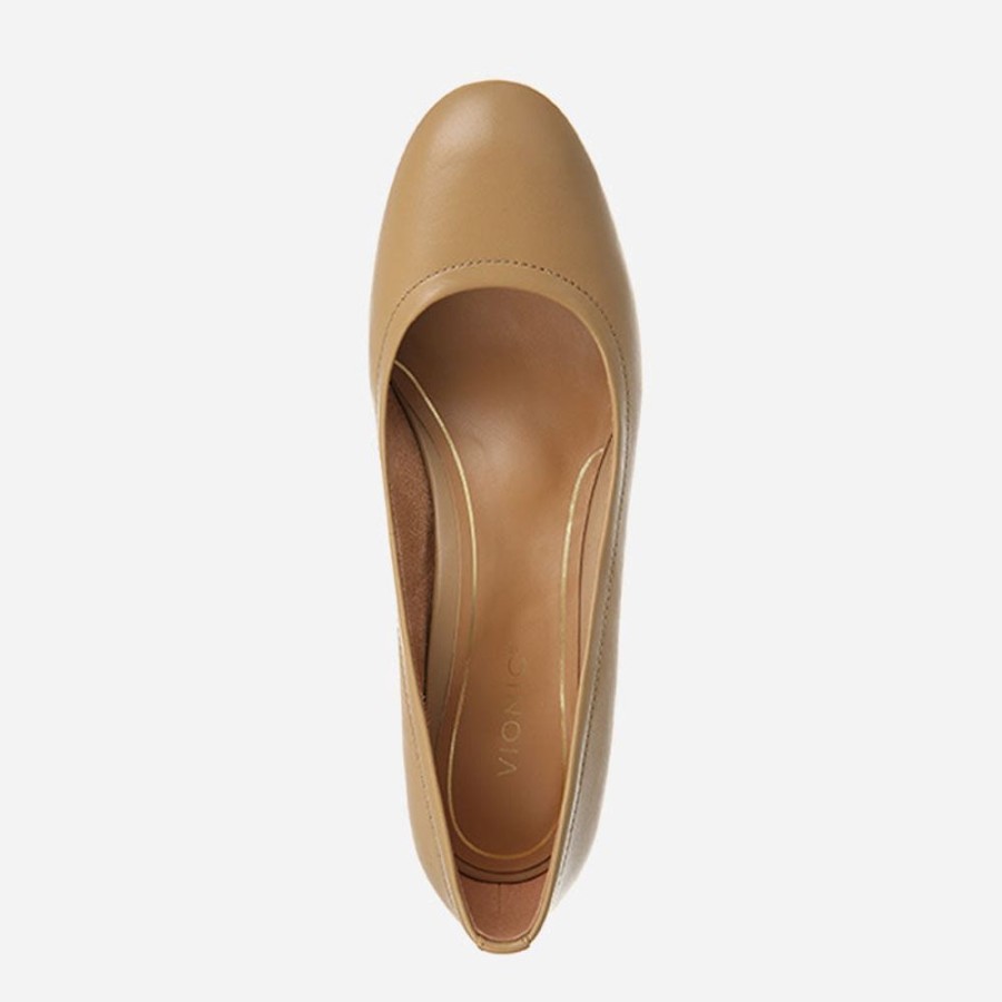 Women'S Vionic | Vionic Carmel Camel Nappa