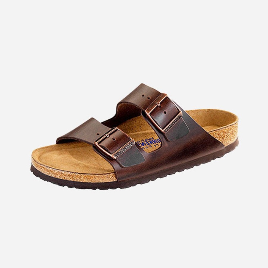 Women'S Birkenstock | Birkenstock Arizona Soft Footbed Smooth Leather Brown