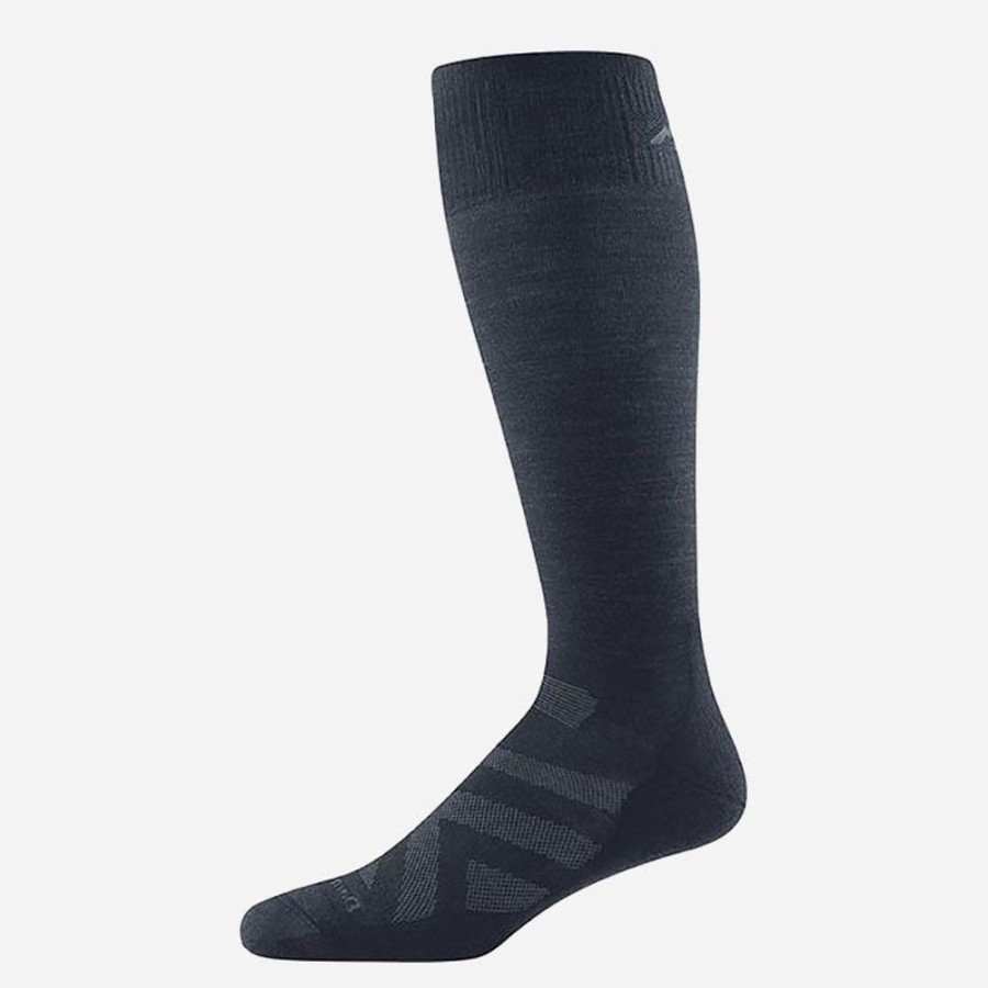 Socks Darn Tough | Darn Tough Men'S Rflc Otc Ultra Lightweight With Cushion Black