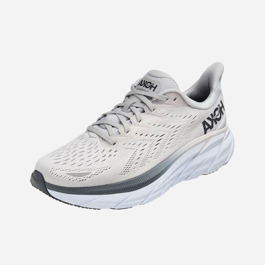 Men'S Hoka | Hoka Men'S Clifton 8 Lunar Rock/Nimbus Cloud