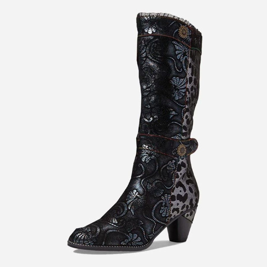 Women'S L'Artiste | L'Artiste Dessalta Black Multi