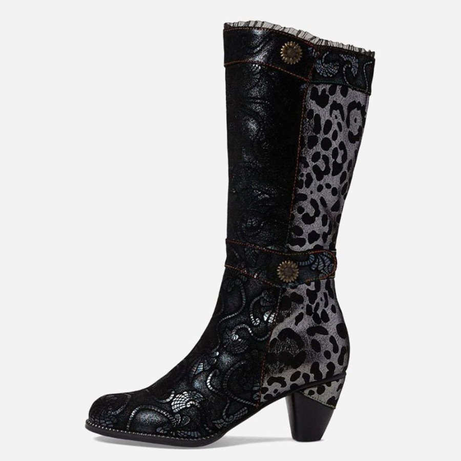 Women'S L'Artiste | L'Artiste Dessalta Black Multi