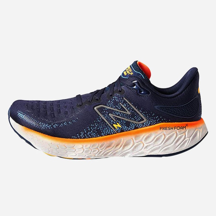 Men'S New Balance | New Balance Men'S Fresh Foam 1080V11 Eclipse/Vibrant Orange/Spring Tide