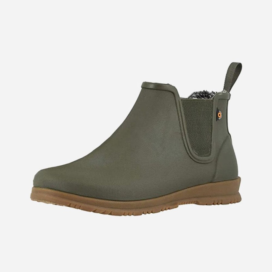 Women'S Bogs | Bogs Sweetpea Chelsea Winter Olive