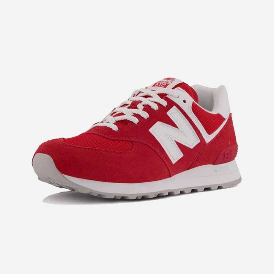 Men'S New Balance | New Balance Unisex 574 Red/White