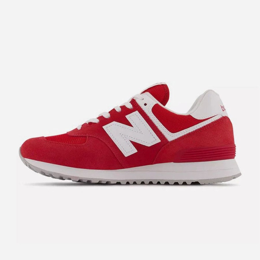 Men'S New Balance | New Balance Unisex 574 Red/White