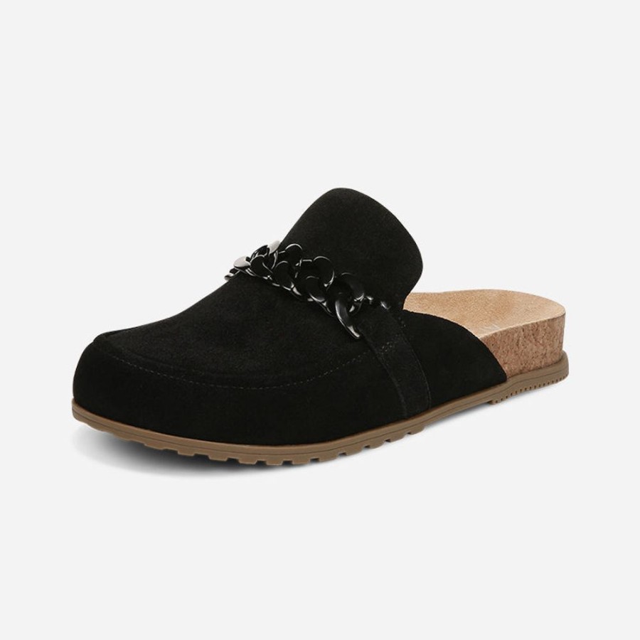 Women'S Vionic | Vionic Georgie Black Suede