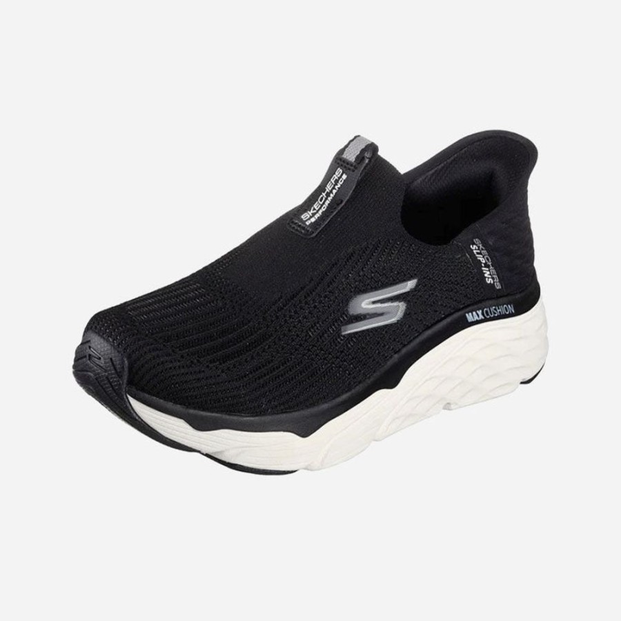 Women'S Skechers | Skechers Max Cushioning Elite Slip-Ins - Smooth Transition Black/White