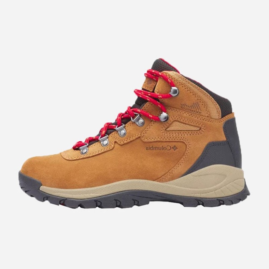 Women'S Columbia | Columbia Newton Ridge Plus Waterproof Elk/Mountain Red